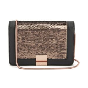 NWOT TED BAKER Reversible Sequined Clutch Evening Bag